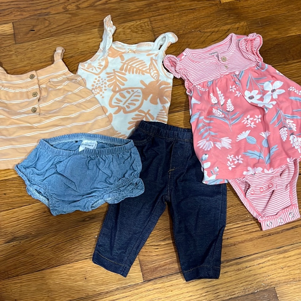 Carters baby girl bundle